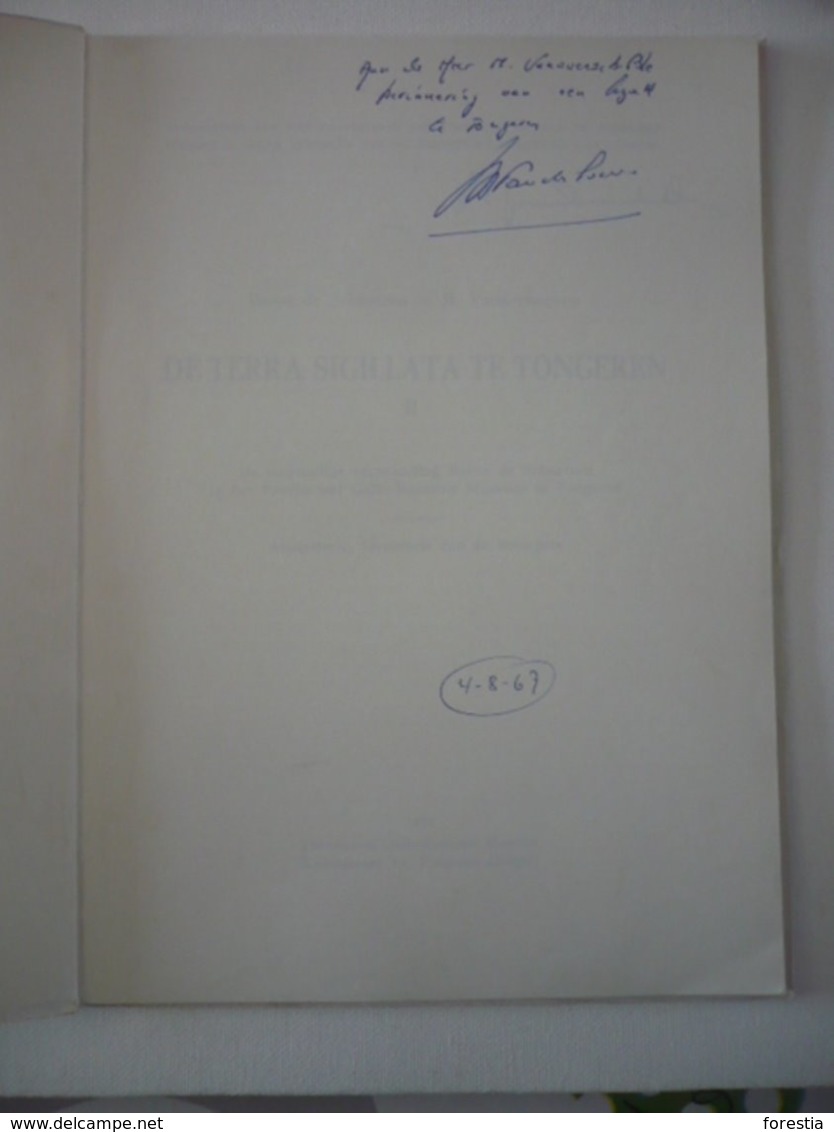 Terra Sigillata Te Tongeren 2 - Baron De Schaetzen - Publicaties Van Het Provinciaal Gallo-Romeins Musem Te Tongeren 1 - Archéologie