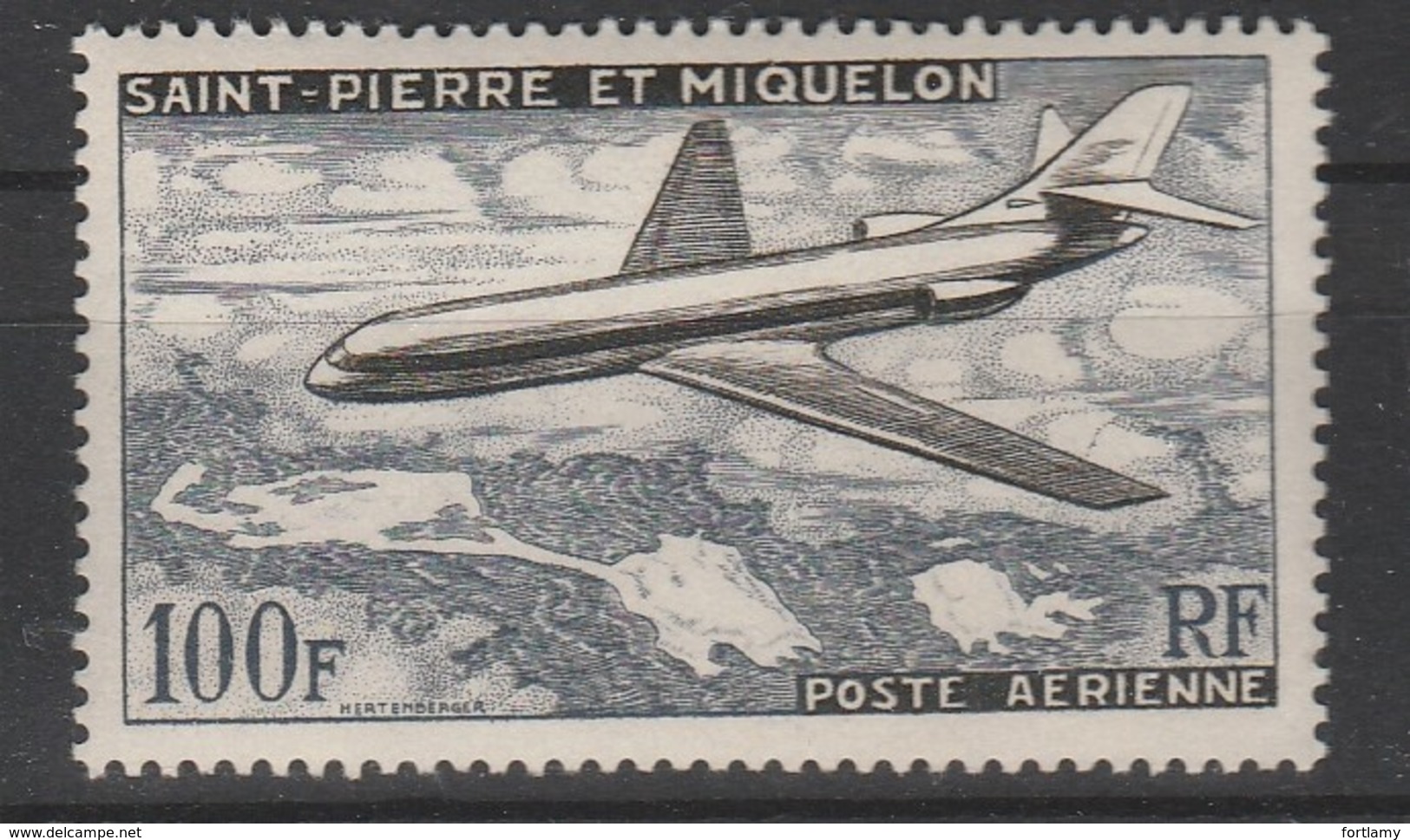 LOT 67 SAINT PIERRE ET MIQUELON PA N°25 ** - Neufs