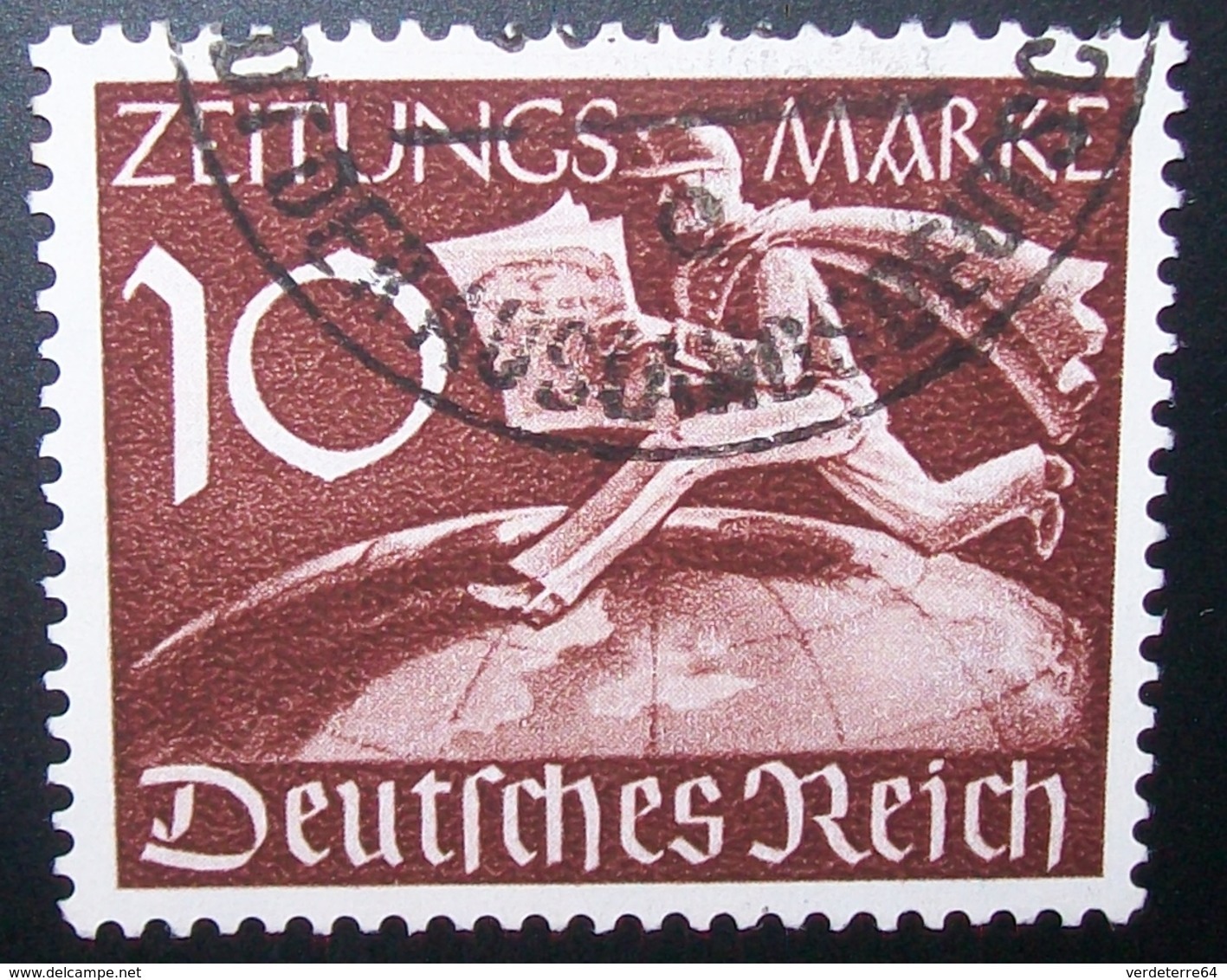 N°976E BRIEFMARKE DEUTSCHES REICH GESTEMPELT - Usati