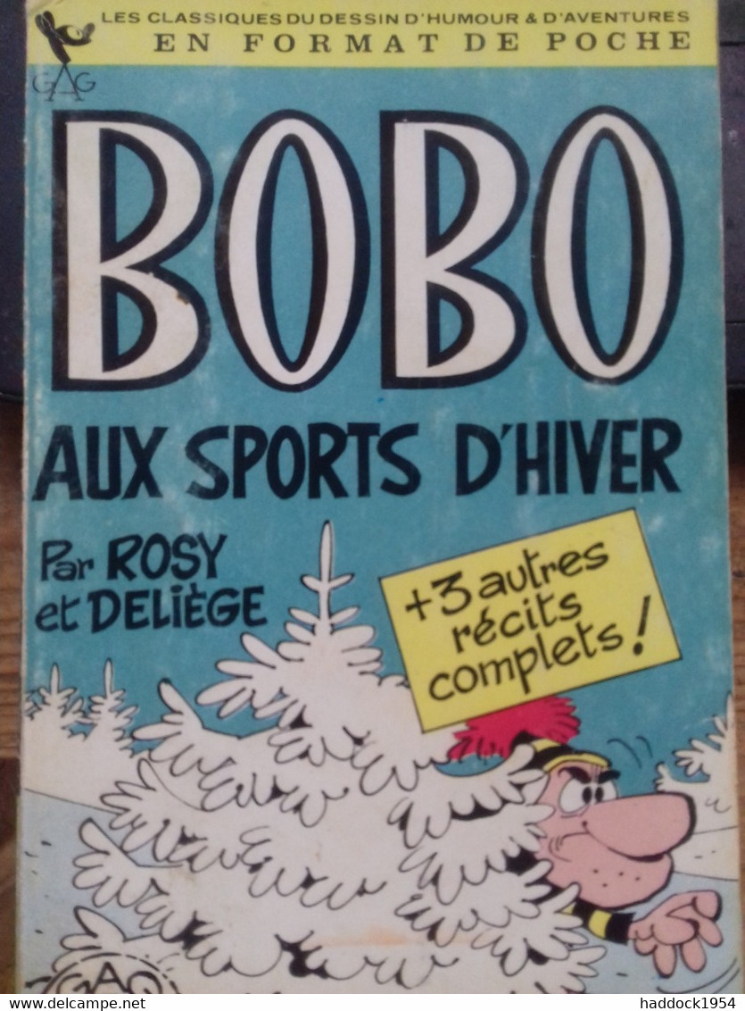 Bobo Aux Sports D'hiver ROSY DELIEGE Dupuis 1968 - Bobo