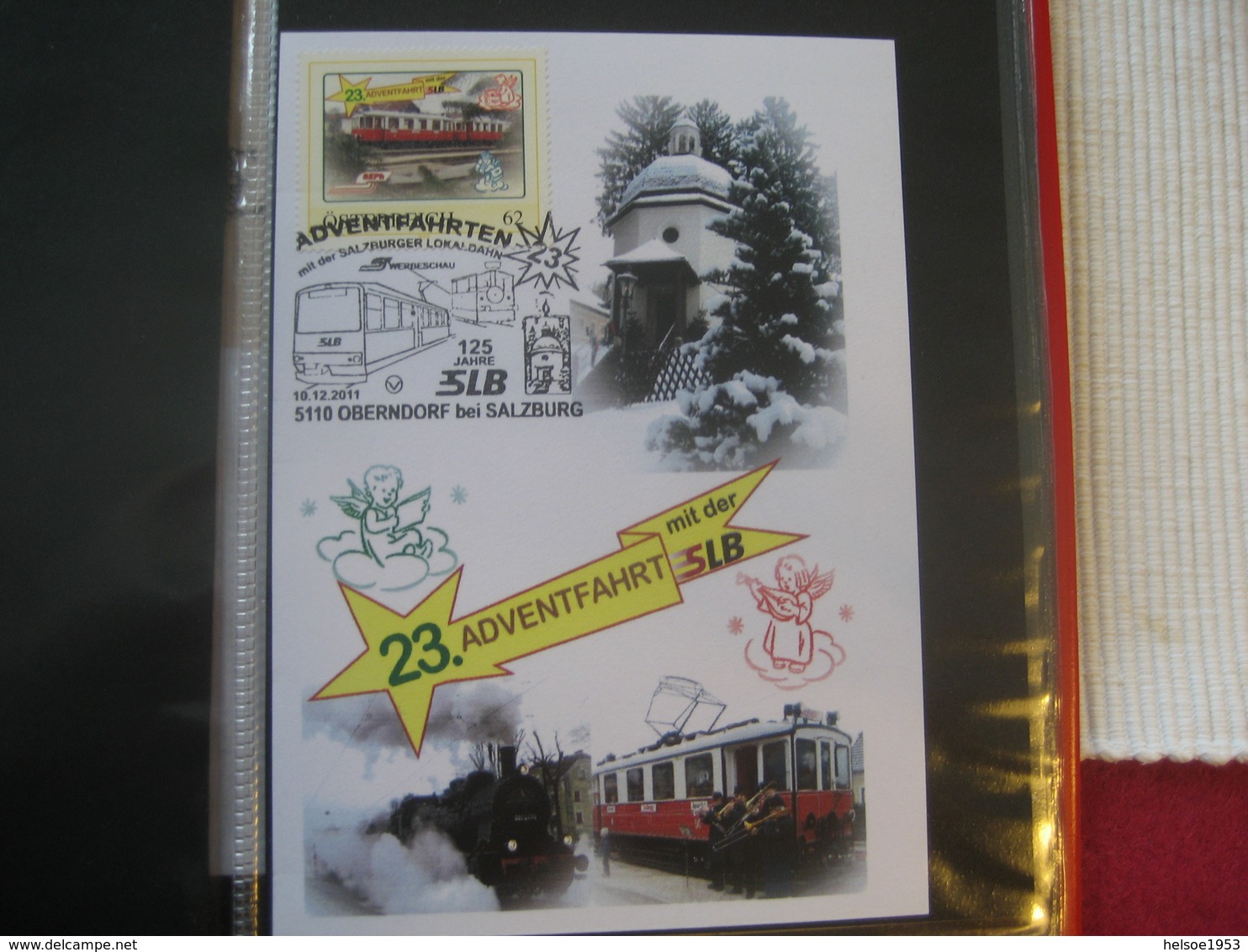 Österreich- Oberndorf 10.12.2011 Adventfahrten Der Salzburger Lokalbahn - Covers & Documents