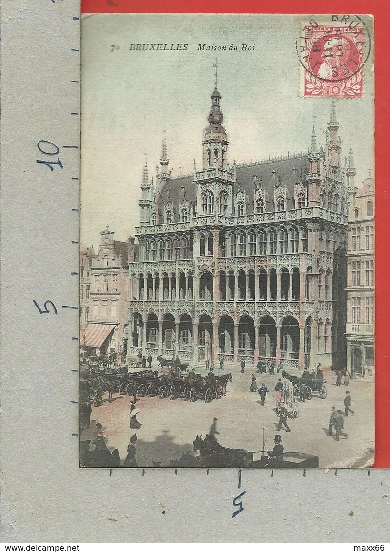 CARTOLINA VG BELGIO - BRUXELLES - Maison Du Roi - 9 X 14 - 1908 - Monumenti, Edifici