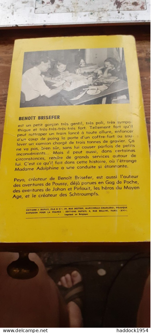 Madame Adolphine PEYO Dupuis 1966 - Benoît Brisefer