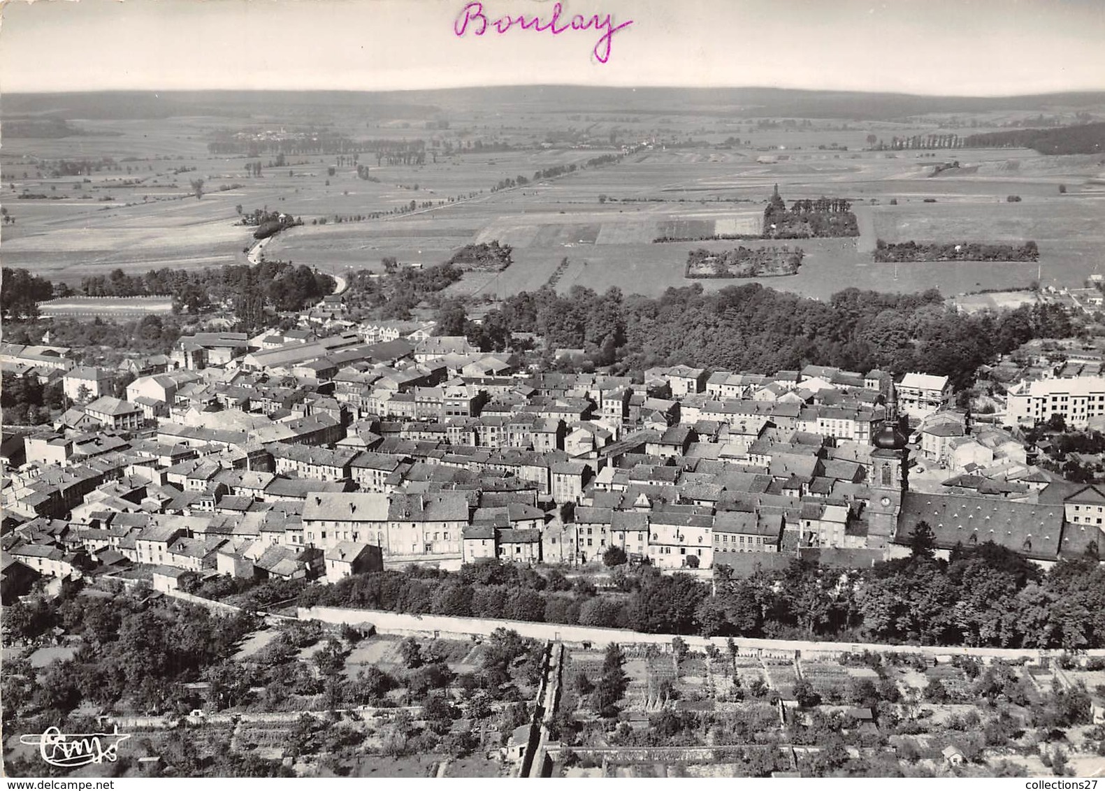 57-BOULAY- VUE GENERALE AERIENNE - Boulay Moselle