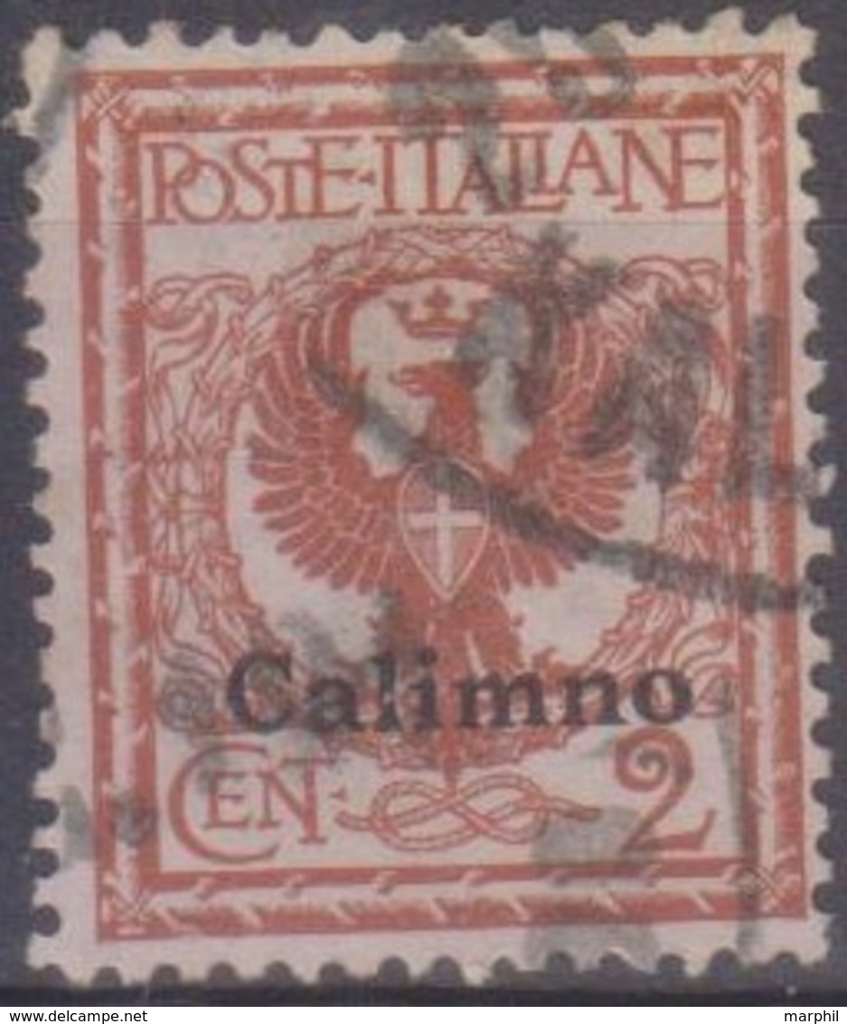 Italia Colonie Egeo Calino 1912 SaN°1 (o) Vedere Scansione - Egée (Calino)