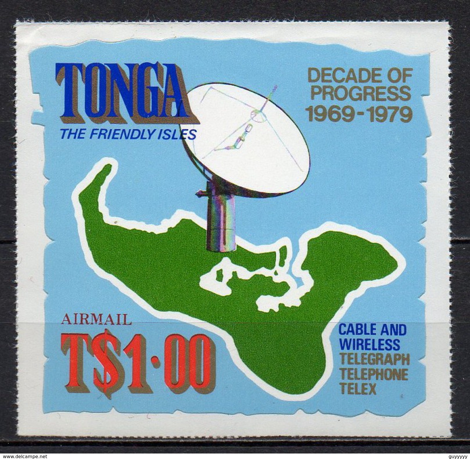 Tonga - Poste Aérienne - 1979 - Yvert N° PA 253 **  - Dix Ans De Progrès - Tonga (1970-...)