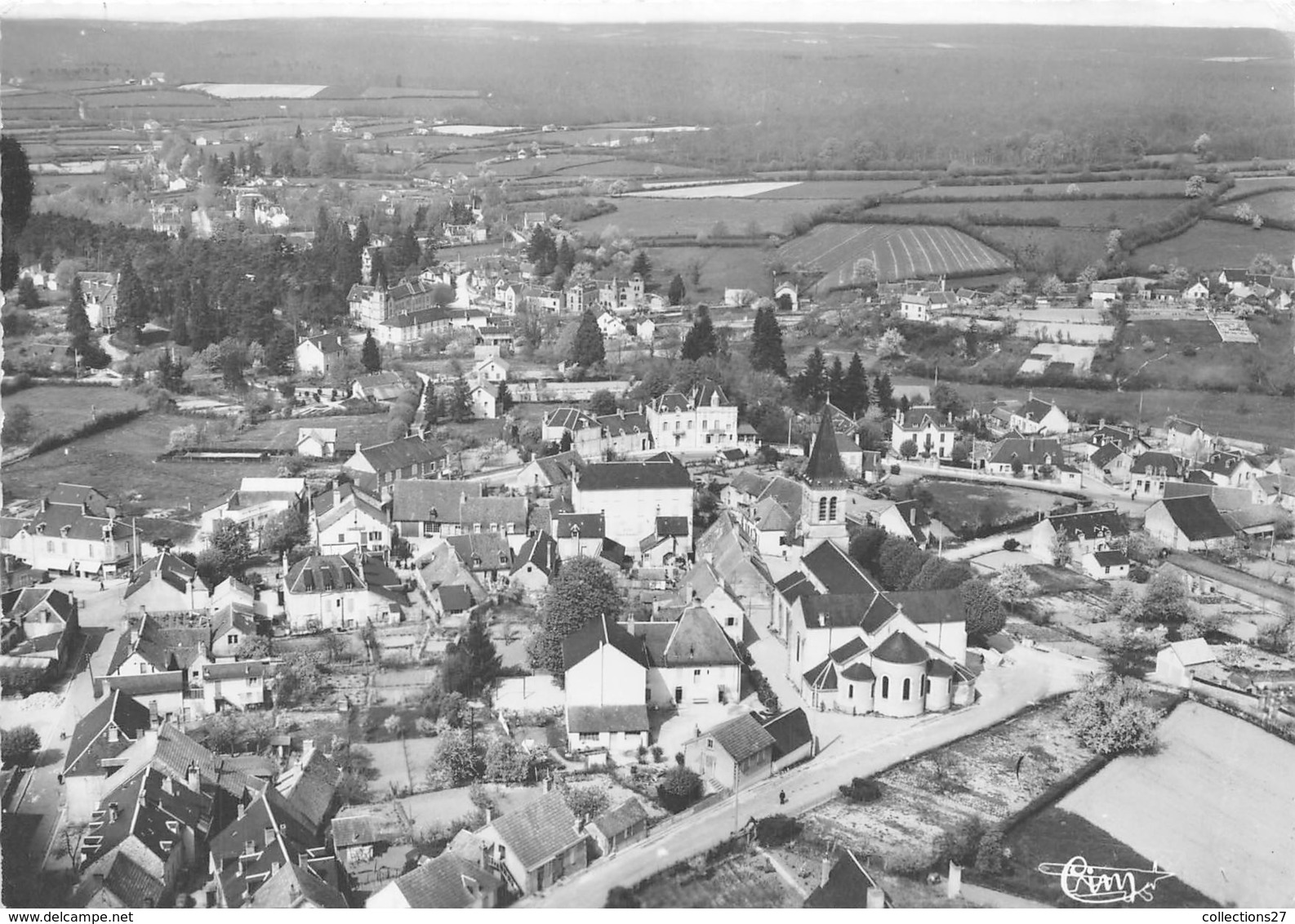 58-SAINT-HONORE-LES-BAINS-VUE GENERALE AERIENNE - Saint-Honoré-les-Bains