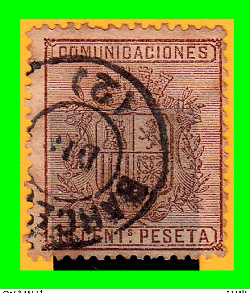 ESPAÑA SELLO AÑO 1874 DE AMADEO I 10 CENTIMOS DE PESETA - Used Stamps