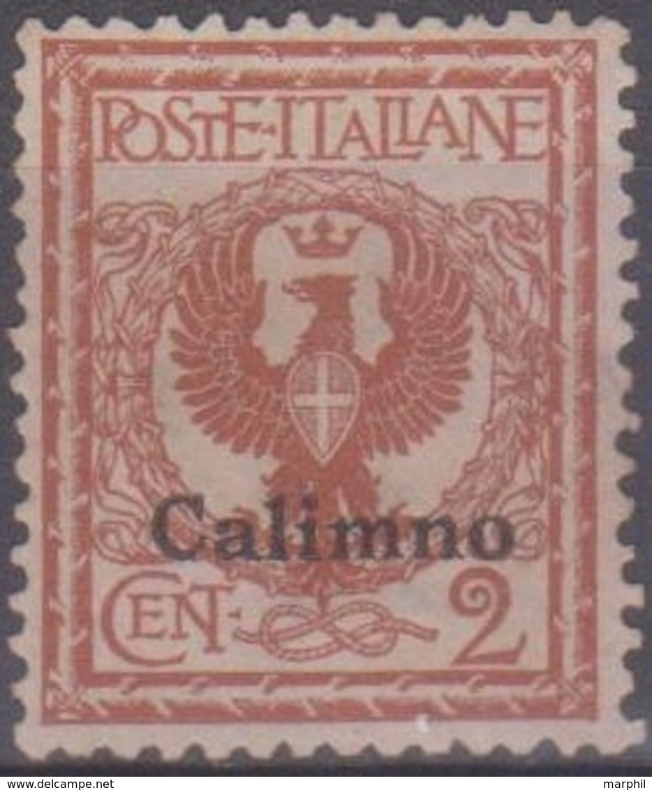 Italia Colonie Egeo Calino 1912 SaN°1 M(*) No Gum Centrato Vedere Scansione - Egée (Calino)