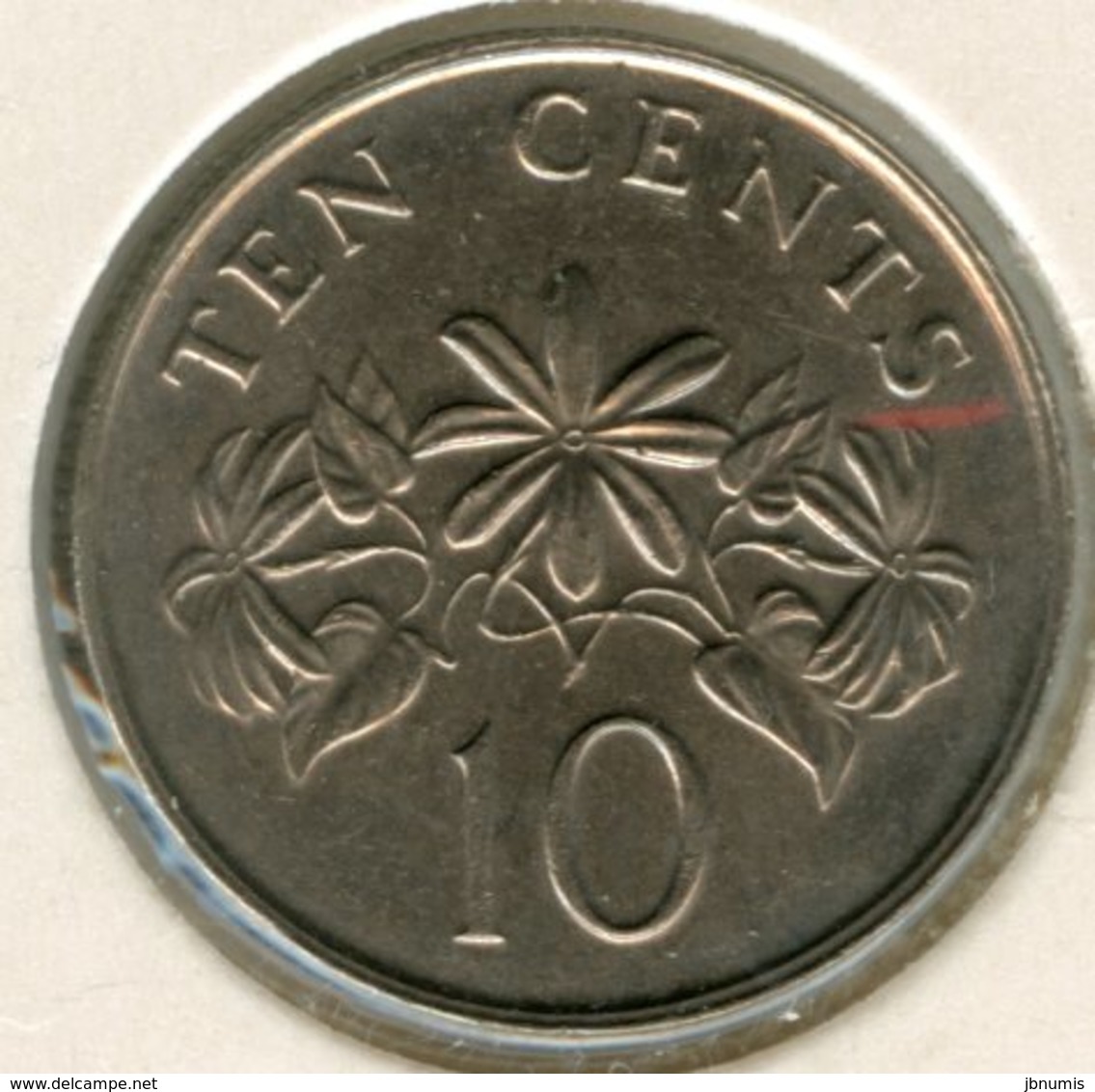 Singapour Singapore 10 Cents 1987 KM 51 - Singapour