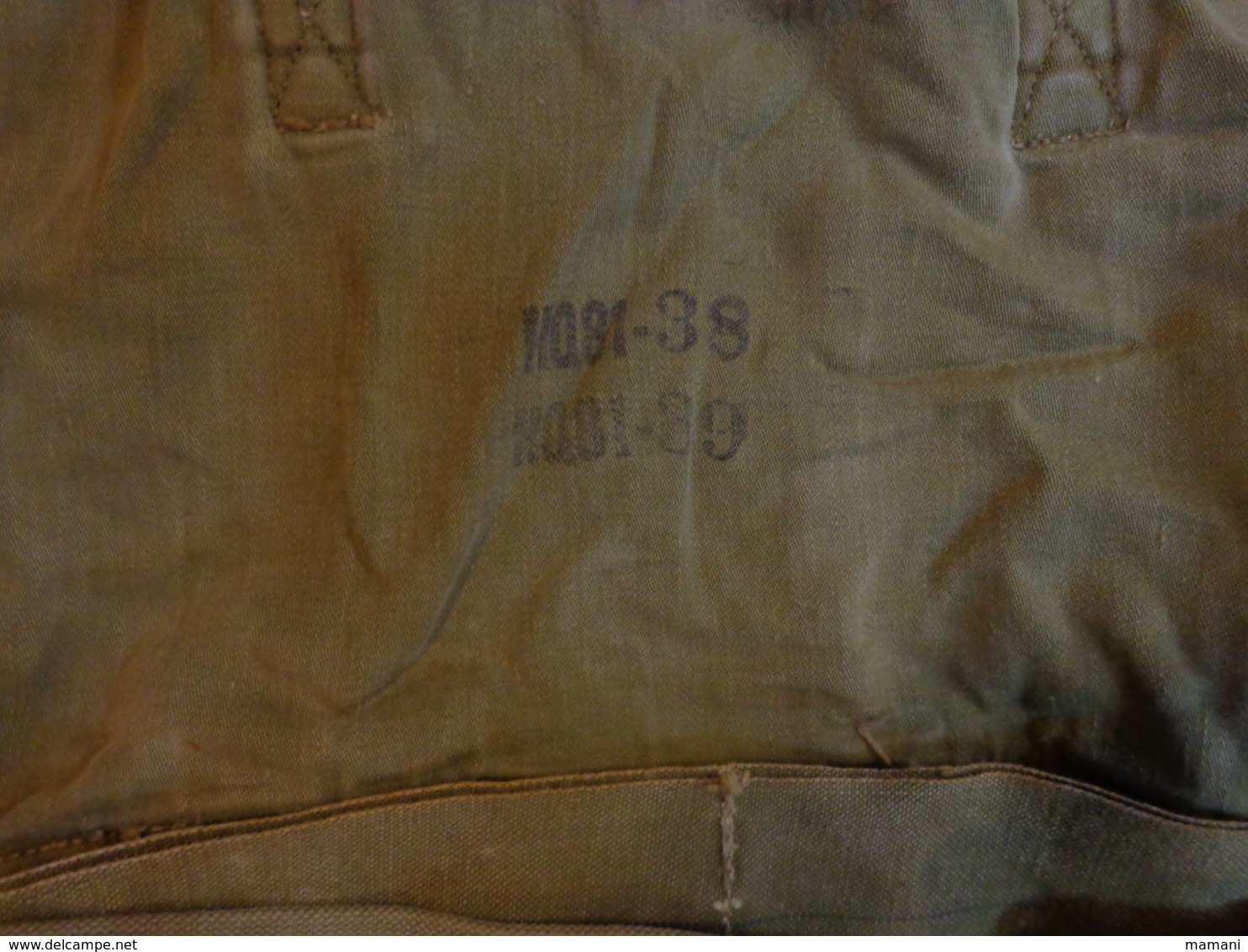 Sac / Musette / Sacoche / Sac Maruqé US / Musette Américaine / Musette US WW2 ? Voir Date 1940 - Uniformes