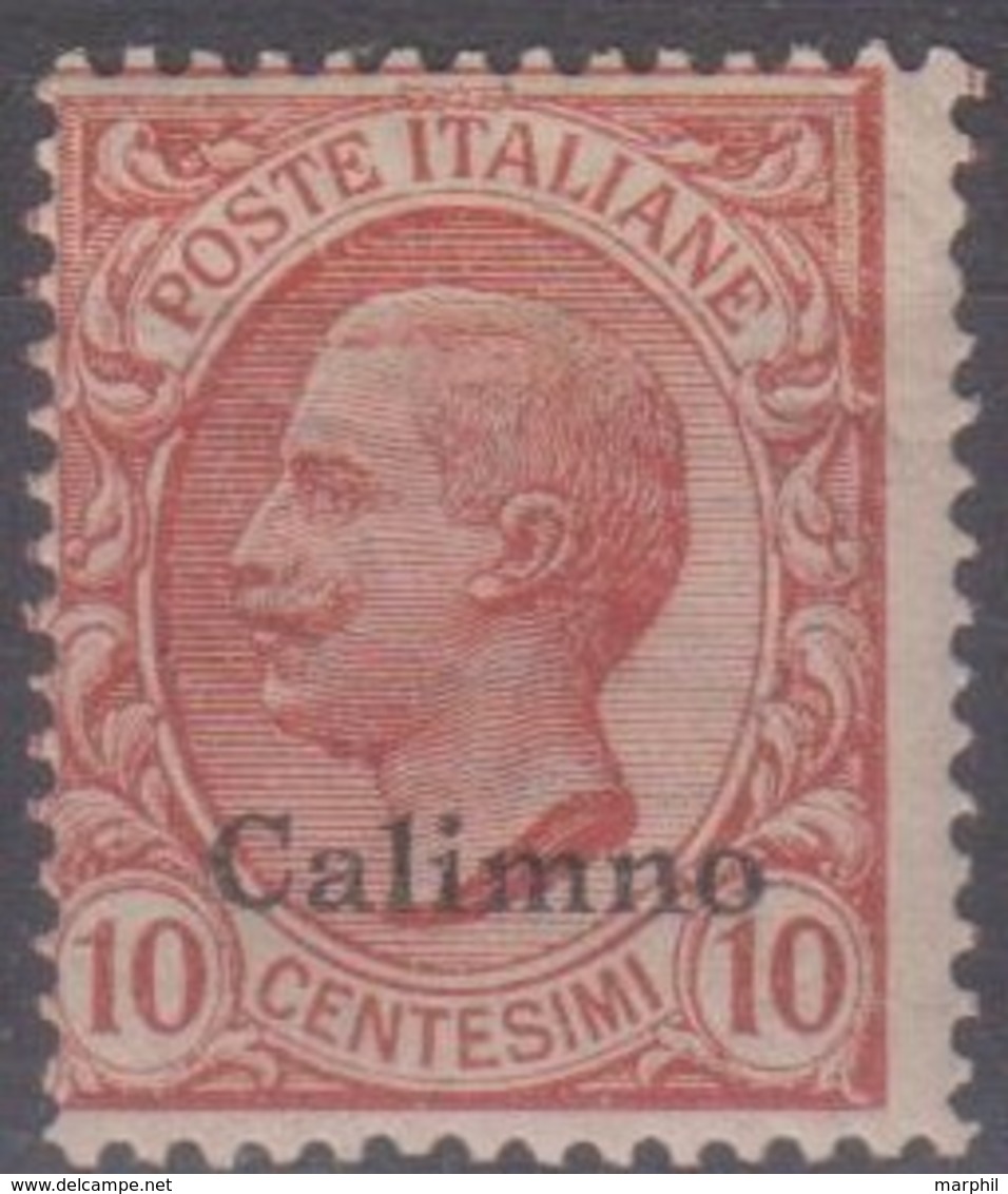 Italia Colonie Egeo Calino 1912 SaN° 3 MNH/** Vedere Scansione - Egée (Calino)