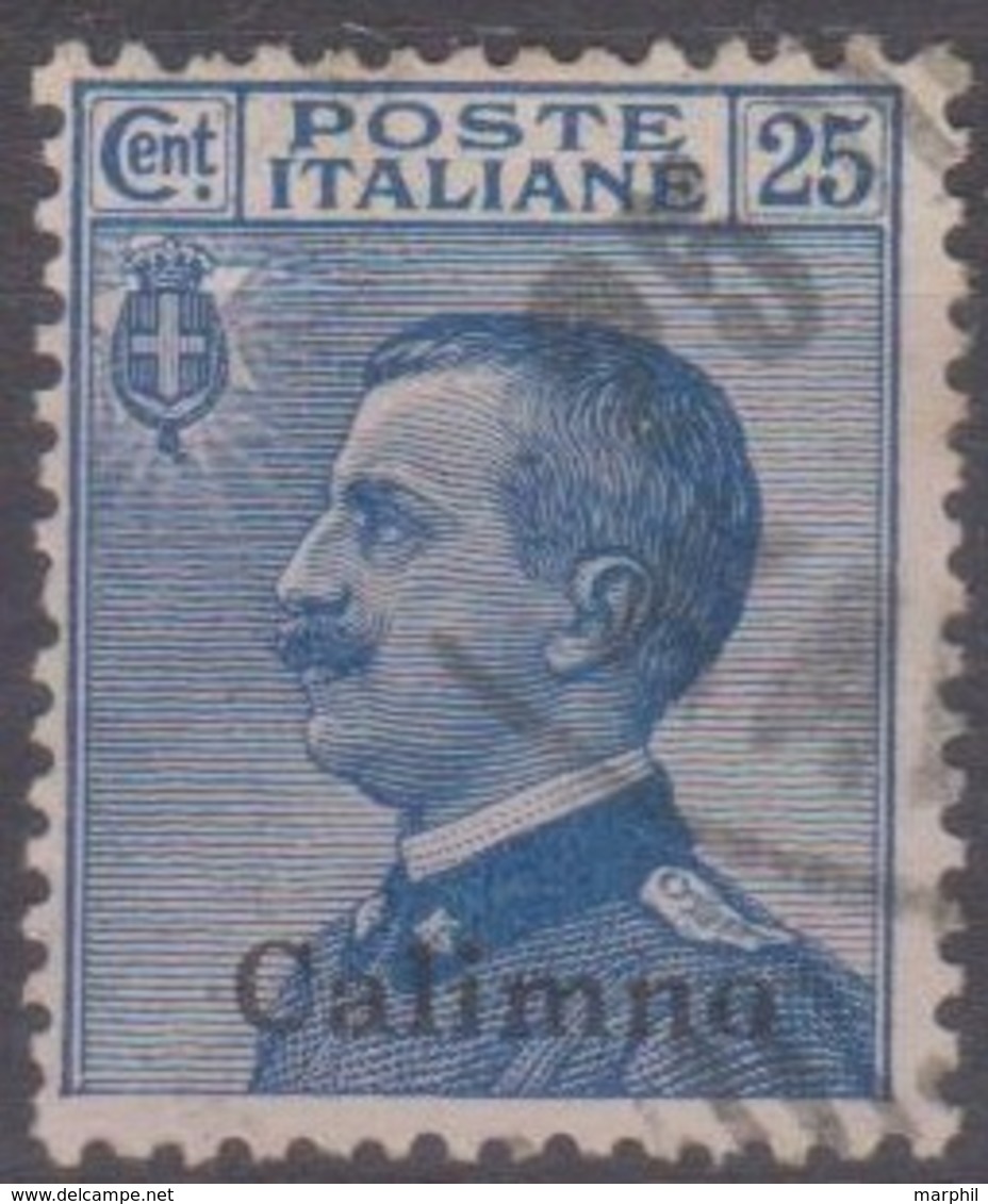 Italia Colonie Egeo Calino 1912 SaN° 5 (o) Vedere Scansione - Egée (Calino)