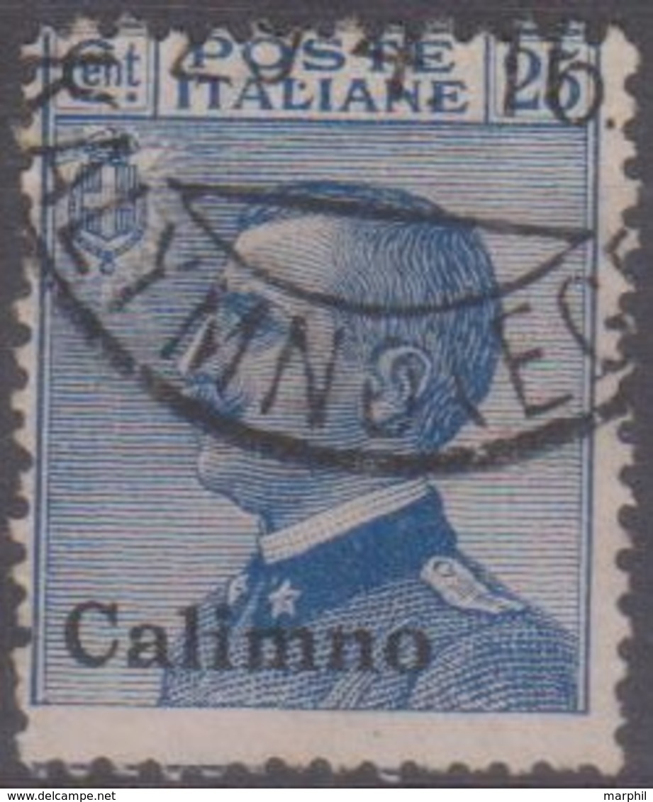 Italia Colonie Egeo Calino 1912 SaN° 5 (o) Vedere Scansione - Egée (Calino)