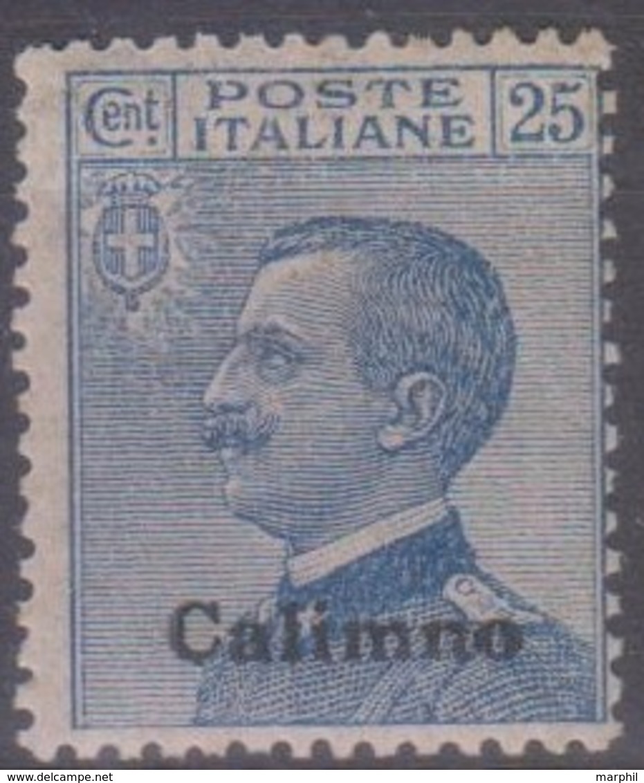 Italia Colonie Egeo Calino 1912 SaN° 5 MLH/* Vedere Scansione - Egée (Calino)