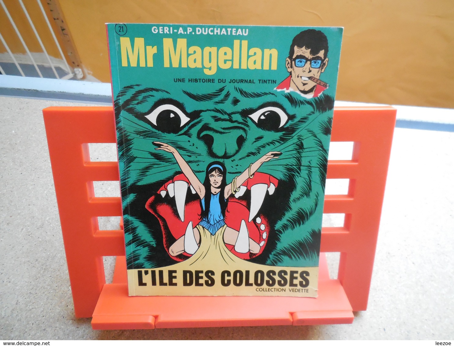 EO Mr Magellan N°4. L'île Des Colosses, De André-Paul Duchâteau Et Géri  Chez Lombard (Vedette) - 1973...3B0420 - Magellan