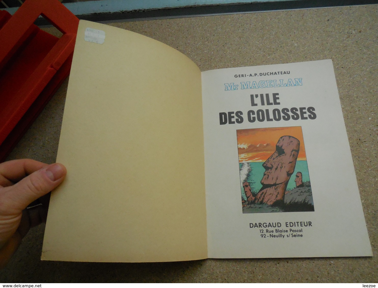 EO Mr Magellan N°4. L'île Des Colosses, De André-Paul Duchâteau Et Géri  Chez Lombard (Vedette) - 1973...3B0420 - Magellan