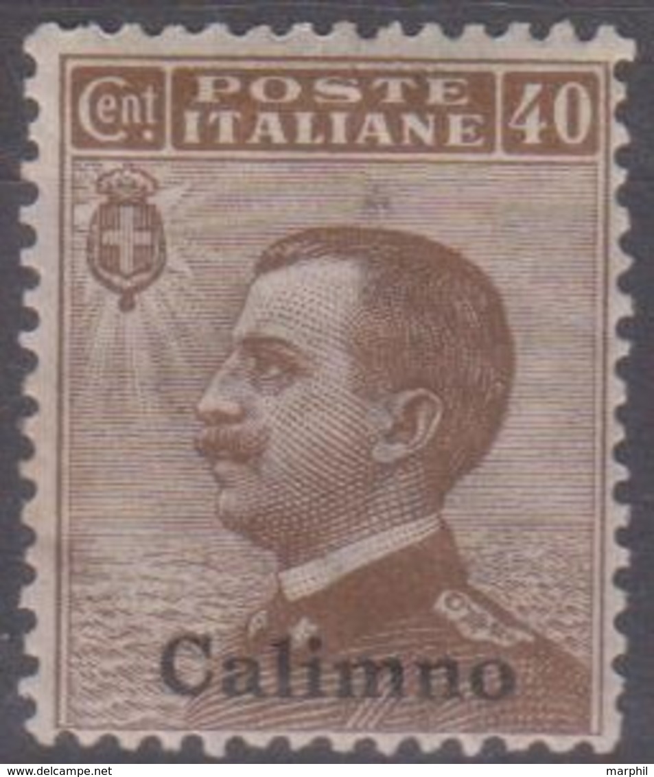 Italia Colonie Egeo Calino 1912 SaN° 6 MNH/** Vedere Scansione - Egée (Calino)