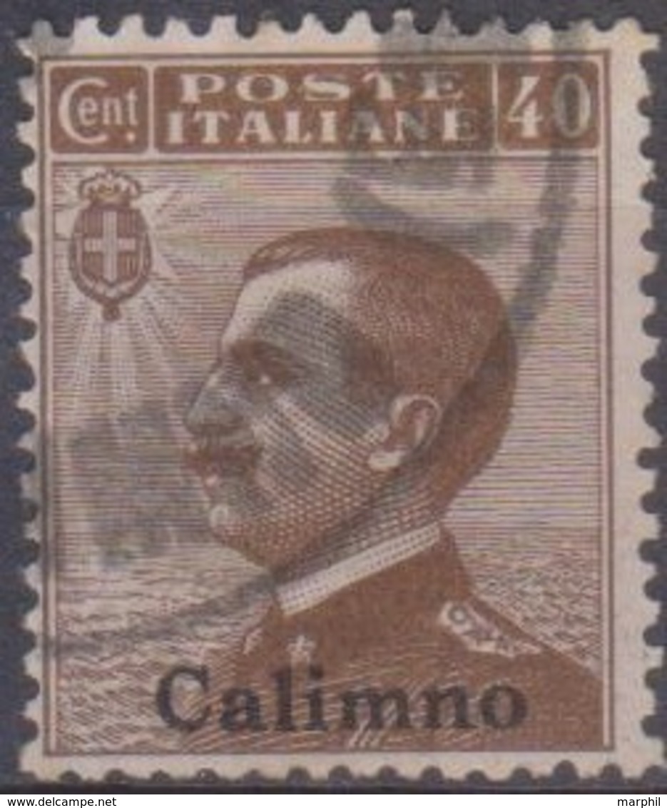 Italia Colonie Egeo Calino 1912 SaN° 6 (o) Vedere Scansione - Egée (Calino)