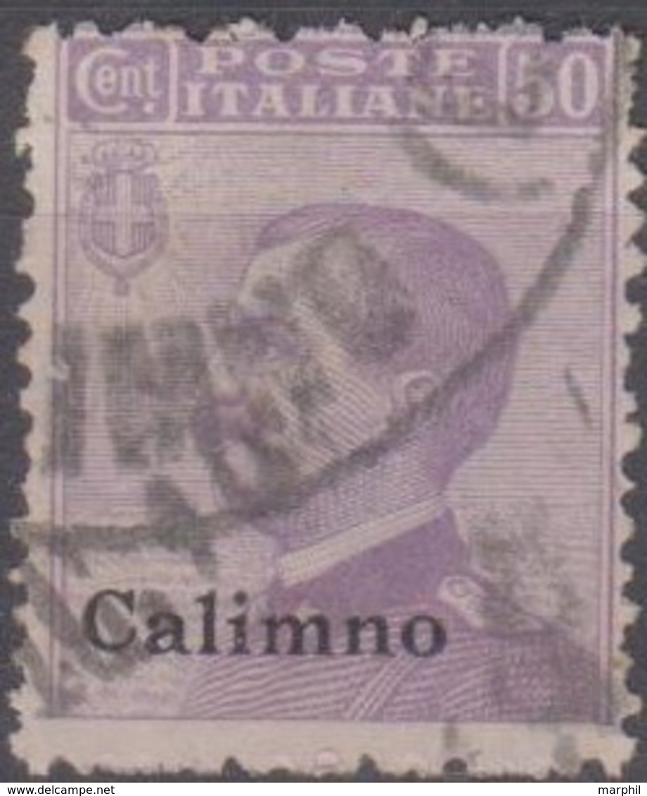 Italia Colonie Egeo Calino 1912 SaN° 7 (o) Vedere Scansione - Egée (Calino)