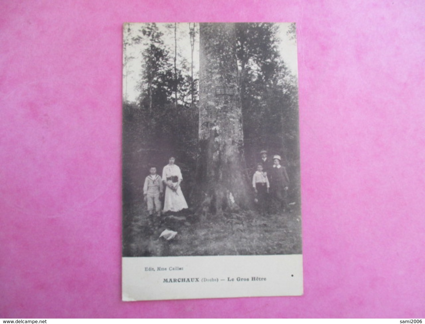 CPA 25 MARCHAUX LE GROS HETRE ENFANTS - Autres & Non Classés