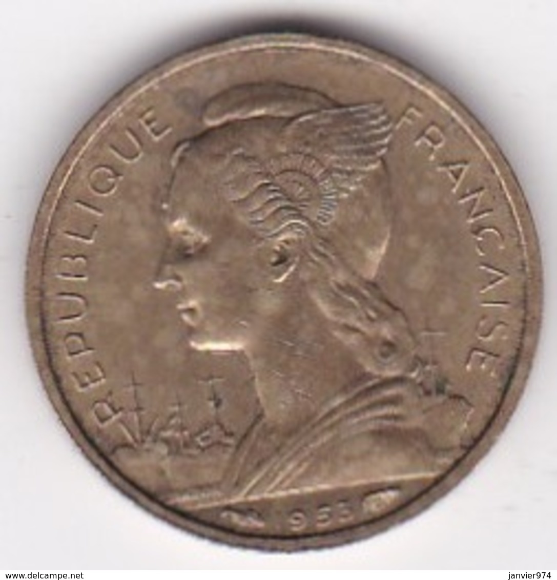 MADAGASCAR /REPUBLIQUE FRANCAISE. 10 FRANCS 1953 - Madagascar