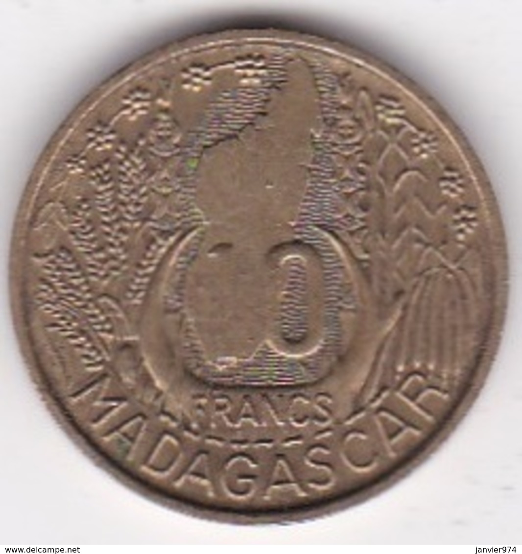 MADAGASCAR /REPUBLIQUE FRANCAISE. 10 FRANCS 1953 - Madagaskar