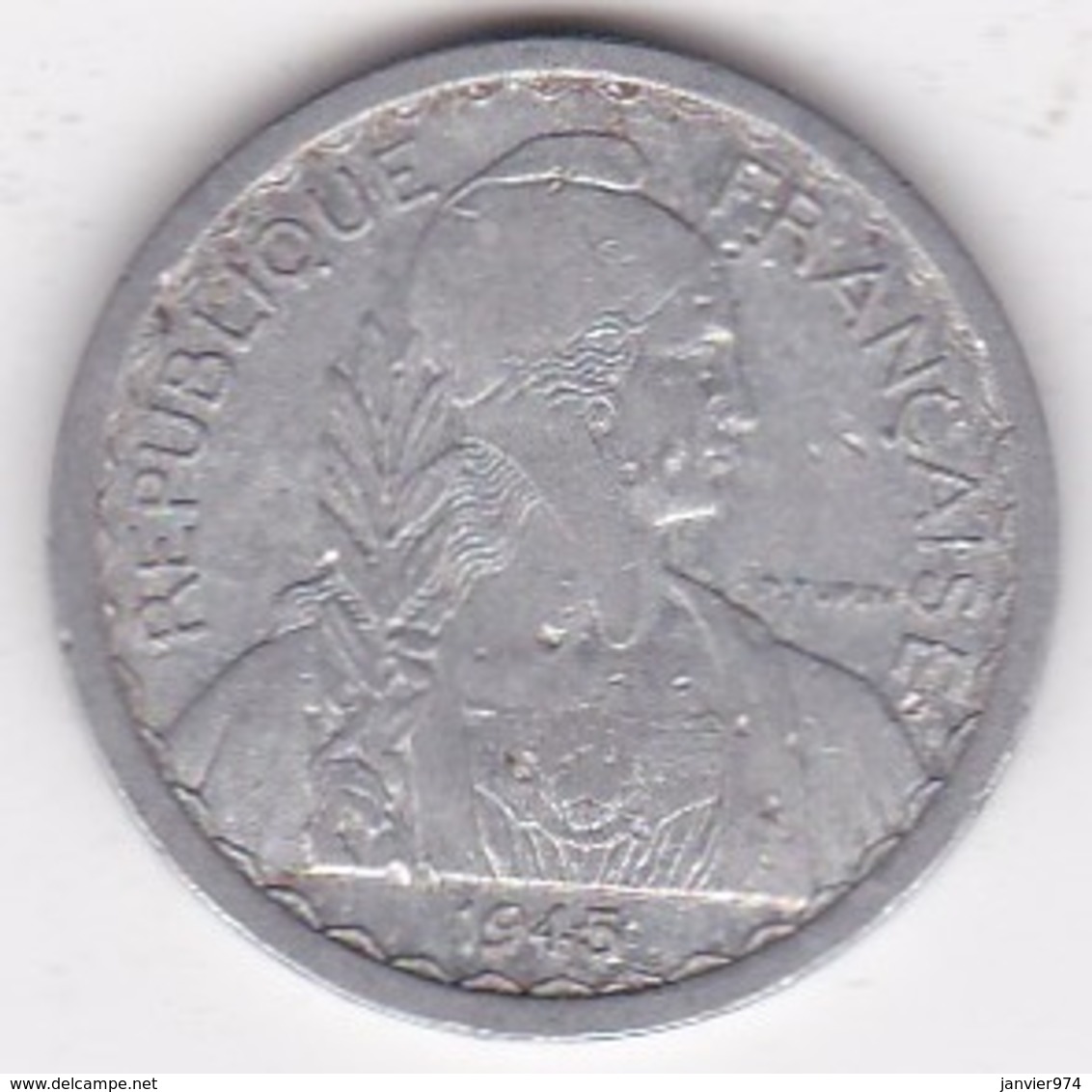 Indochine Française. 10 Cent 1945 B - Beaumont Le Roger. Aluminium - French Indochina