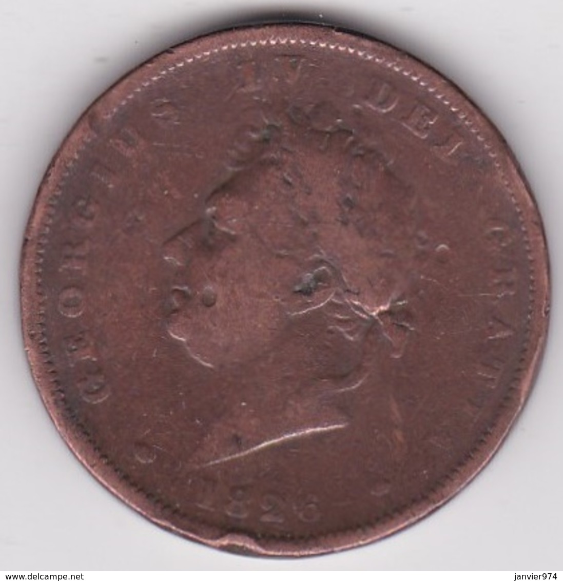 Grande-Bretagne. 1 Penny 1826. George IV. - D. 1 Penny