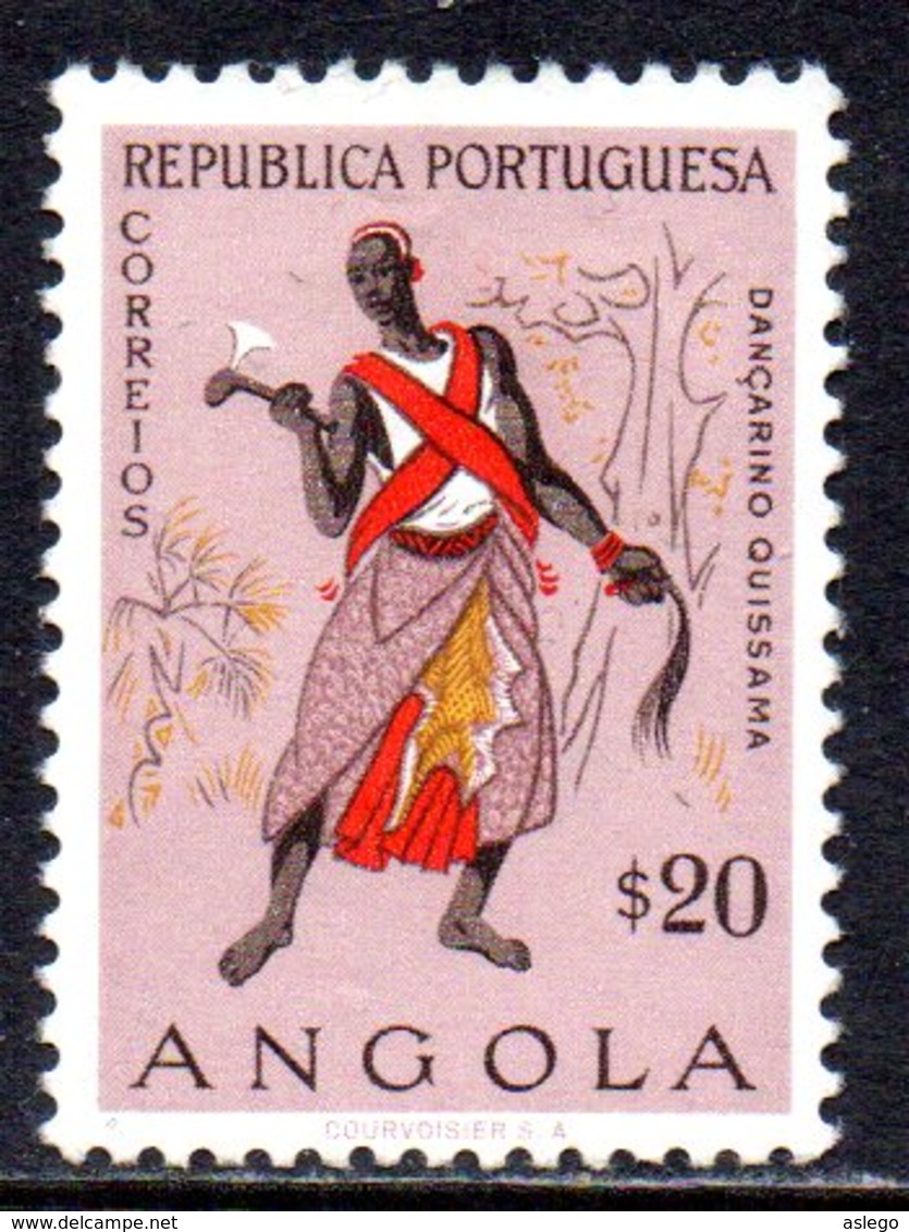 1957, Angola, Folklore, Danseur - Angola