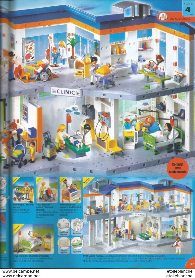 Playmobil 2007 - Catalogue, Nombreuses Boîtes / Maison, Clinique, Bateau, Galère Romaine ... 52 Pages - Playmobil