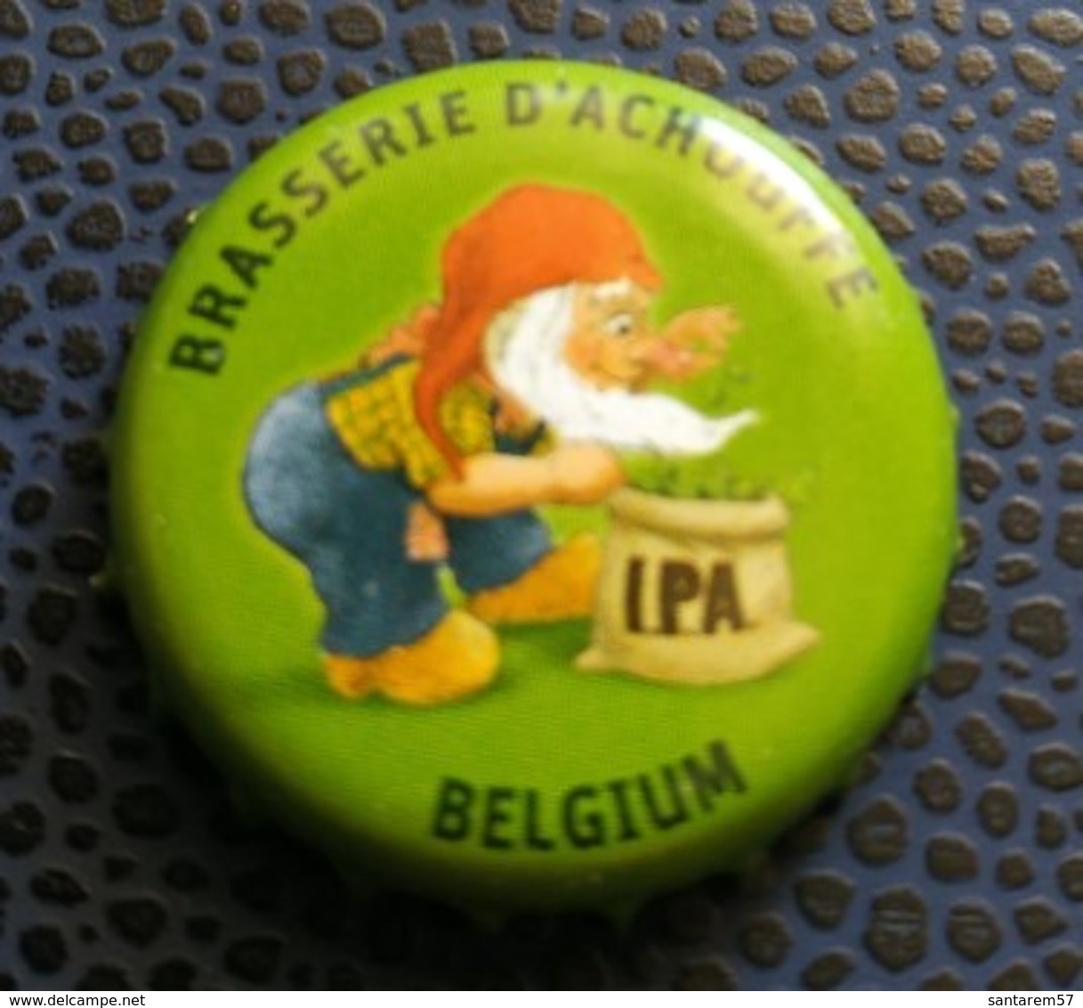 Belgique Capsule Bière Beer Crown Cap Brasserie D'Achouffe Houblon Chouffe IPA - Bière