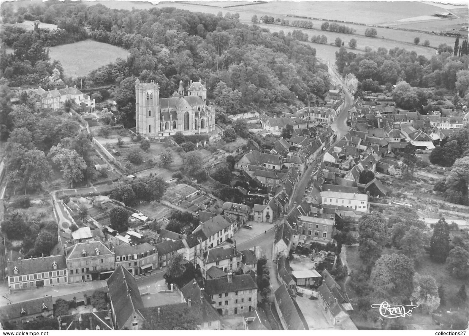 60-CHAUMONT-EN-VEXIN-VUE AERIENNE - Chaumont En Vexin