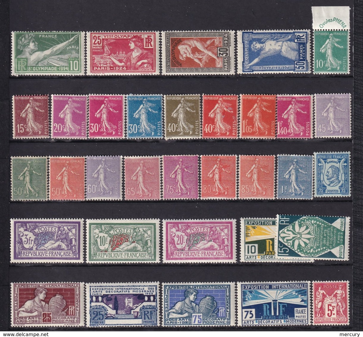 FRANCE - Année 1924/5 Complète Neuve LUXE - 33 Timbres - ....-1939