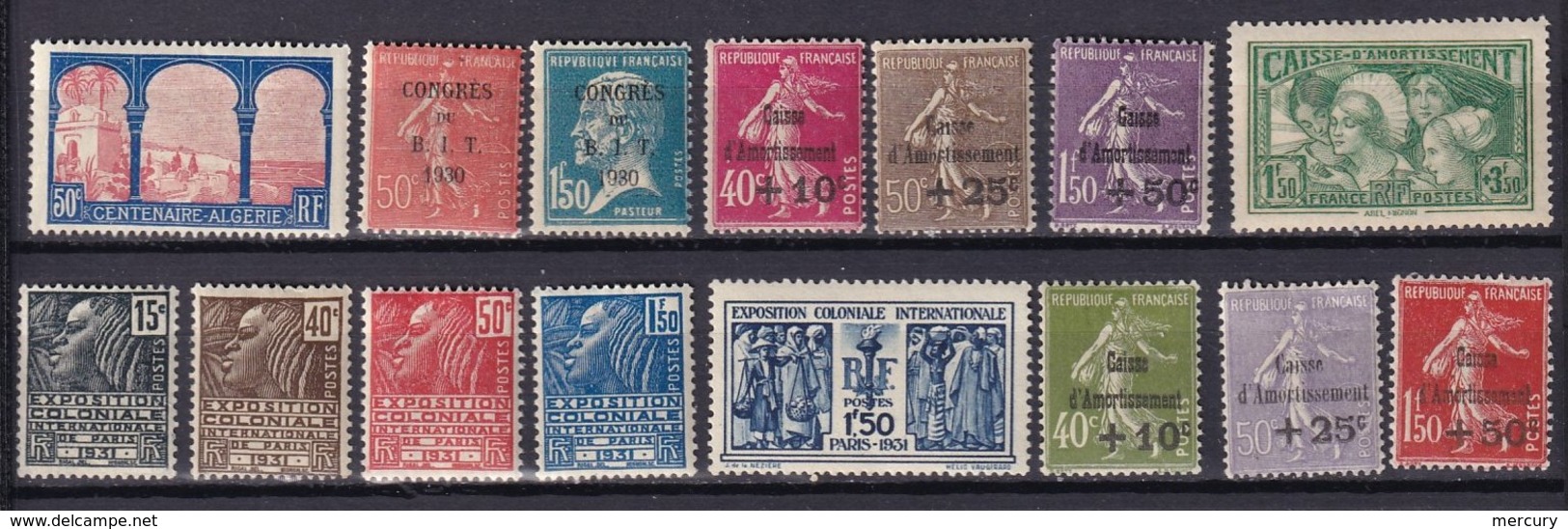 FRANCE - Année 1930/1 Complète Neuve LUXE - 15 Timbres - ....-1939