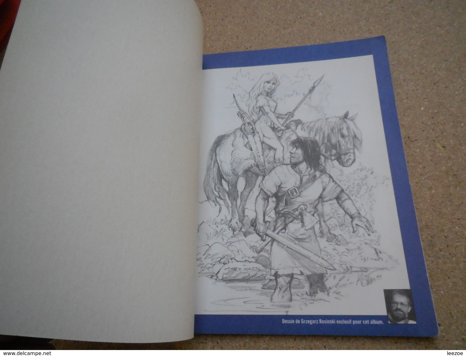 thorgal les archers et le maître des montagnes réalisée pour McDonald's avec un dessin exclusif en 1ère page..3B0420