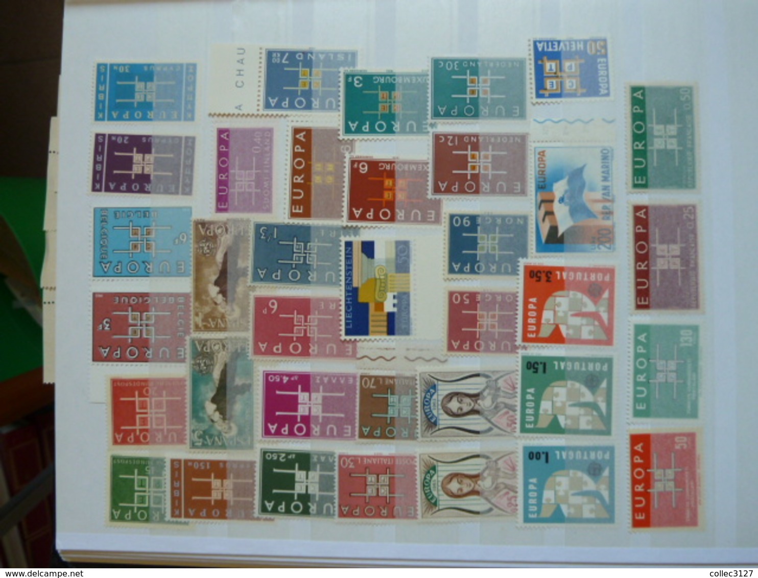 Europa - Année 1963 - Complete MNH - 36 Timbres - Inclus Chypre (3Timbres) - Full Years