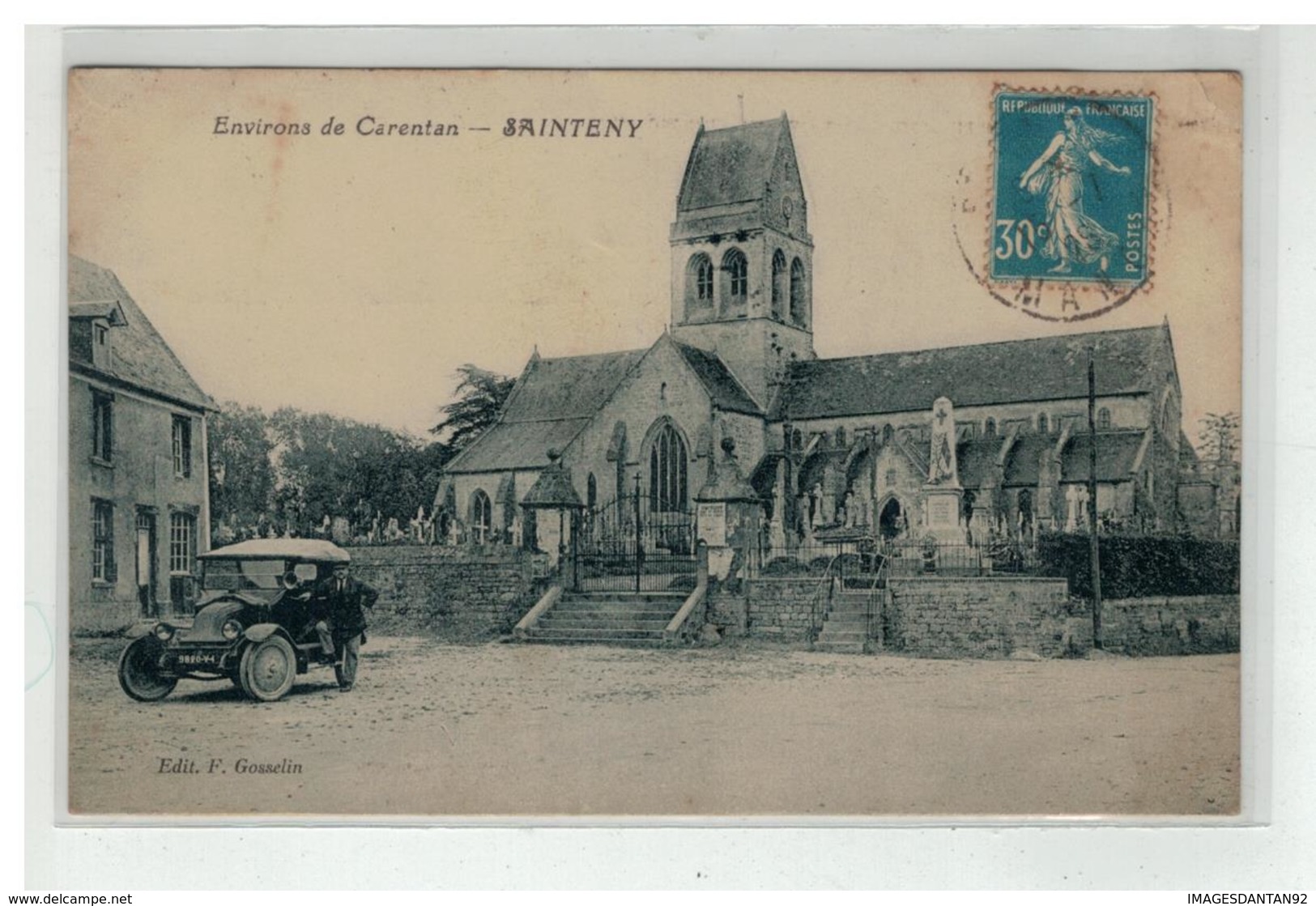 50 SAINTENY PRES CARENTAN EGLISE ET CIMETIERE - Otros & Sin Clasificación