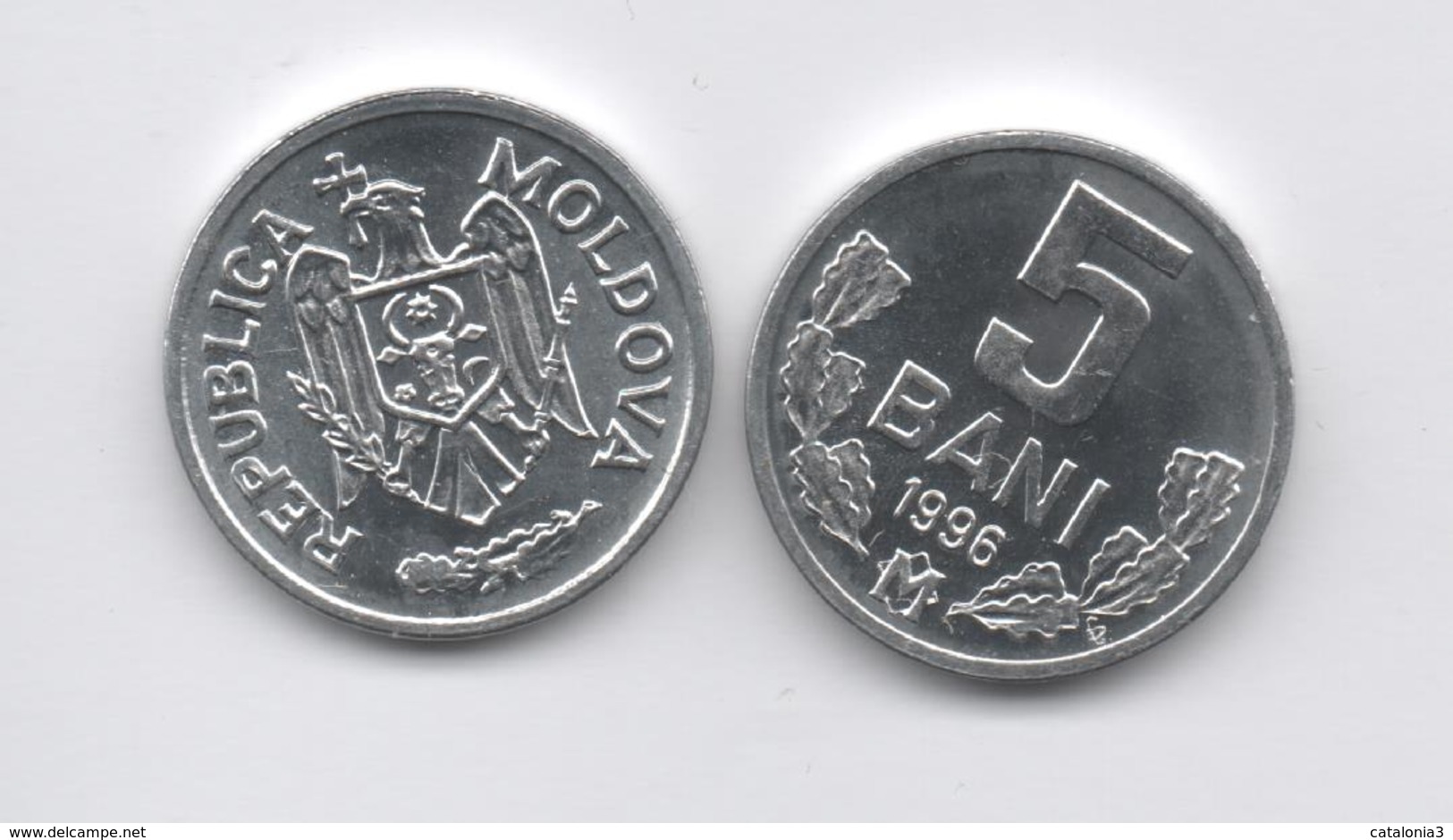 MOLDAVIA - MOLDOVA  -  5 Bani  1996 - Moldawien (Moldau)
