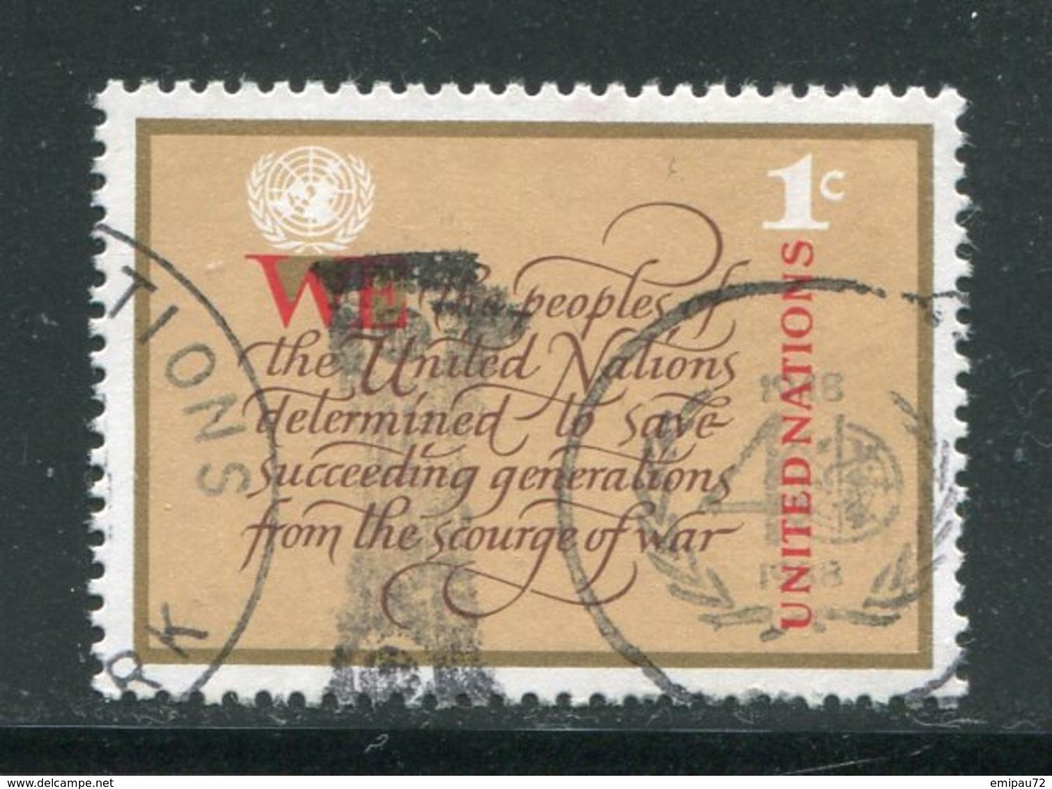 NATIONS UNIES- Y&T N°283- Oblitéré - Used Stamps