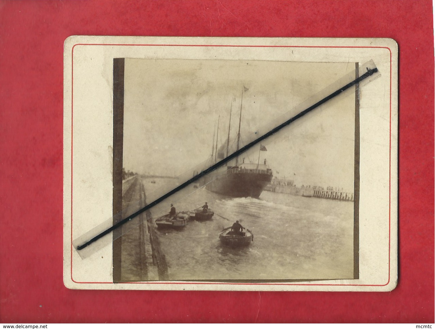 Photo Collée Sur Carton : Bateaux , Bateau - Other & Unclassified