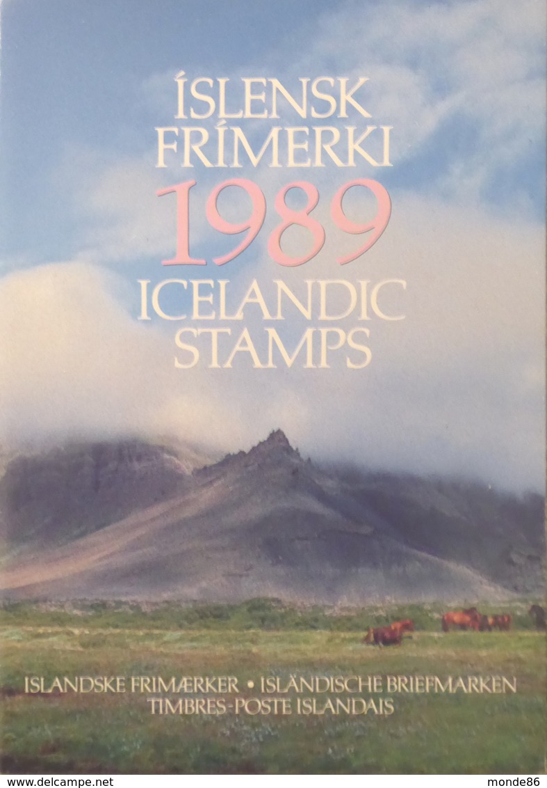 ISLANDE- Année Complète 1989 ** - Dans Une Pochette Officielle - Volledig Jaar