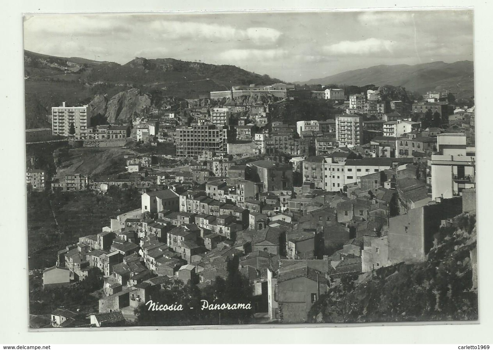 NICOSIA - PANORAMA  VIAGGIATA   FG - Enna