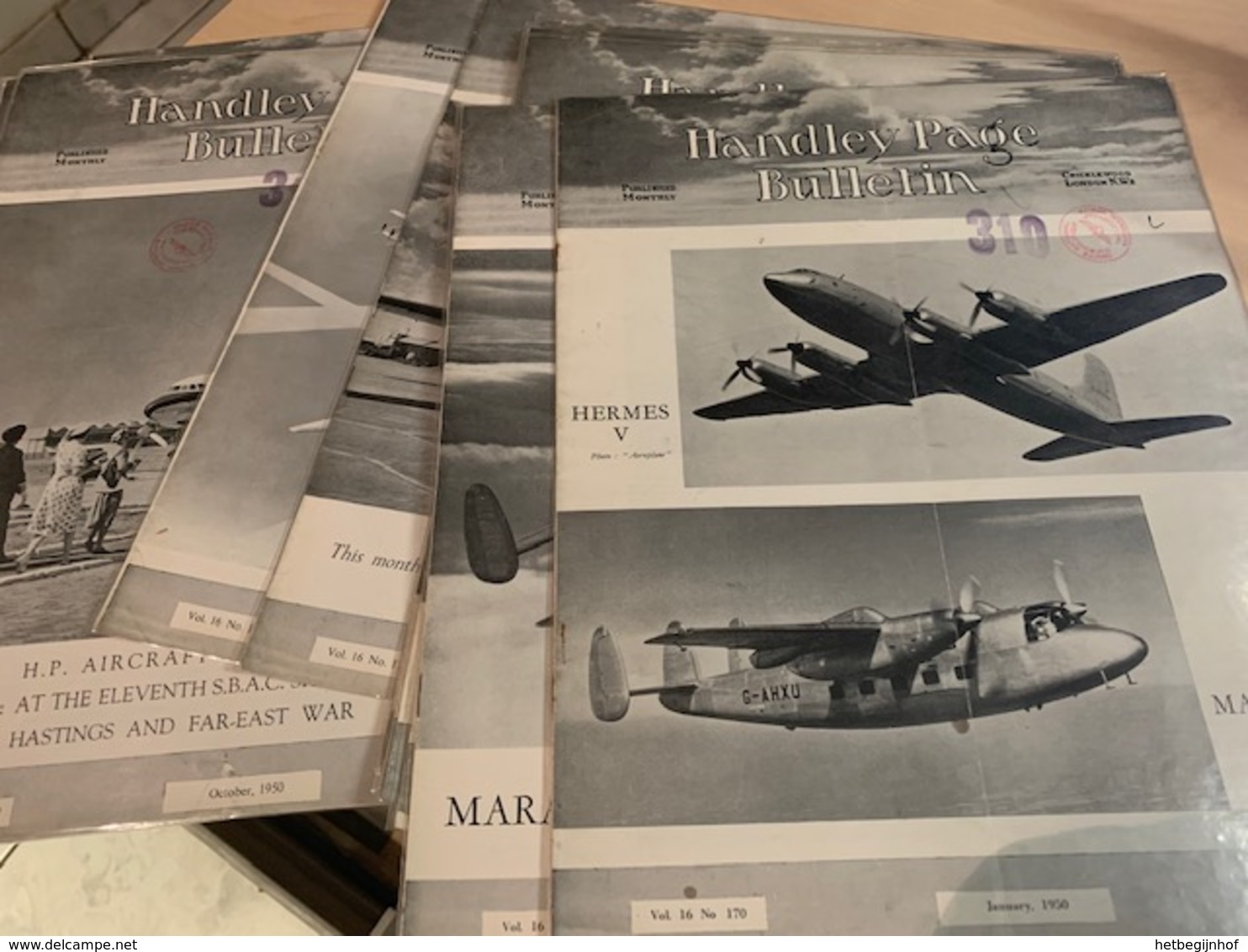Handley Page Bulletin - Full Year 1950 - 12 NR's - Very Good - 1950-Heden