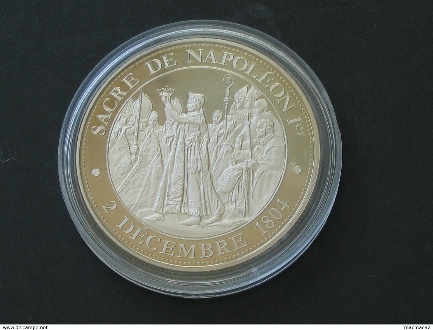 Médaille  NAPOLEON  BONAPARTE - Sacre De Naooléon 2 Décembre 1804  **** EN ACHAT IMMEDIAT **** - Royaux / De Noblesse