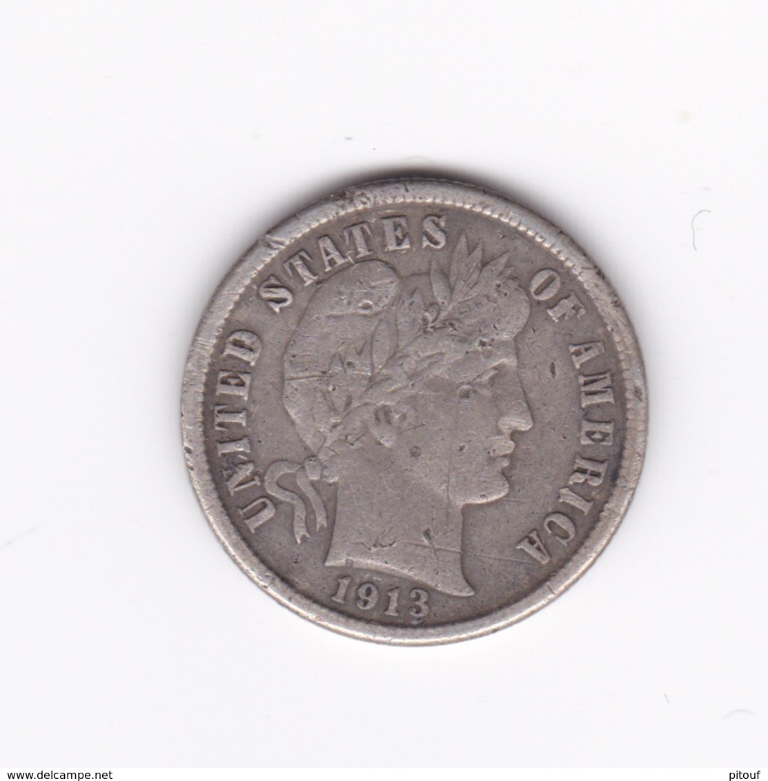 Belle Dime 1913 En TTB - 1892-1916: Barber