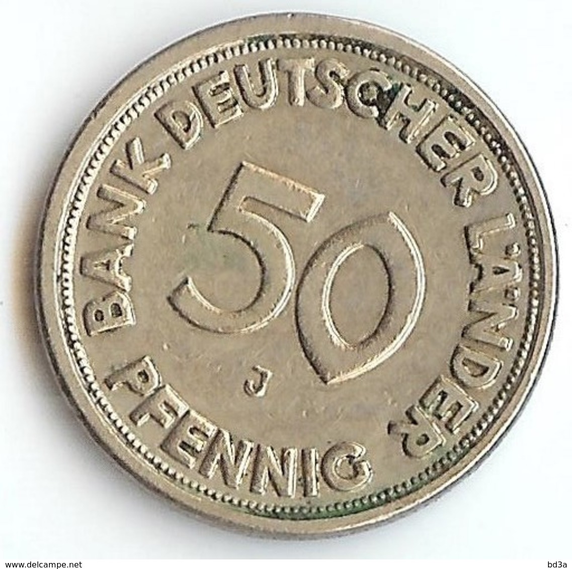 ALLEMAGNE -  50 PFENNIG  1949 - LETTRE G - 50 Pfennig