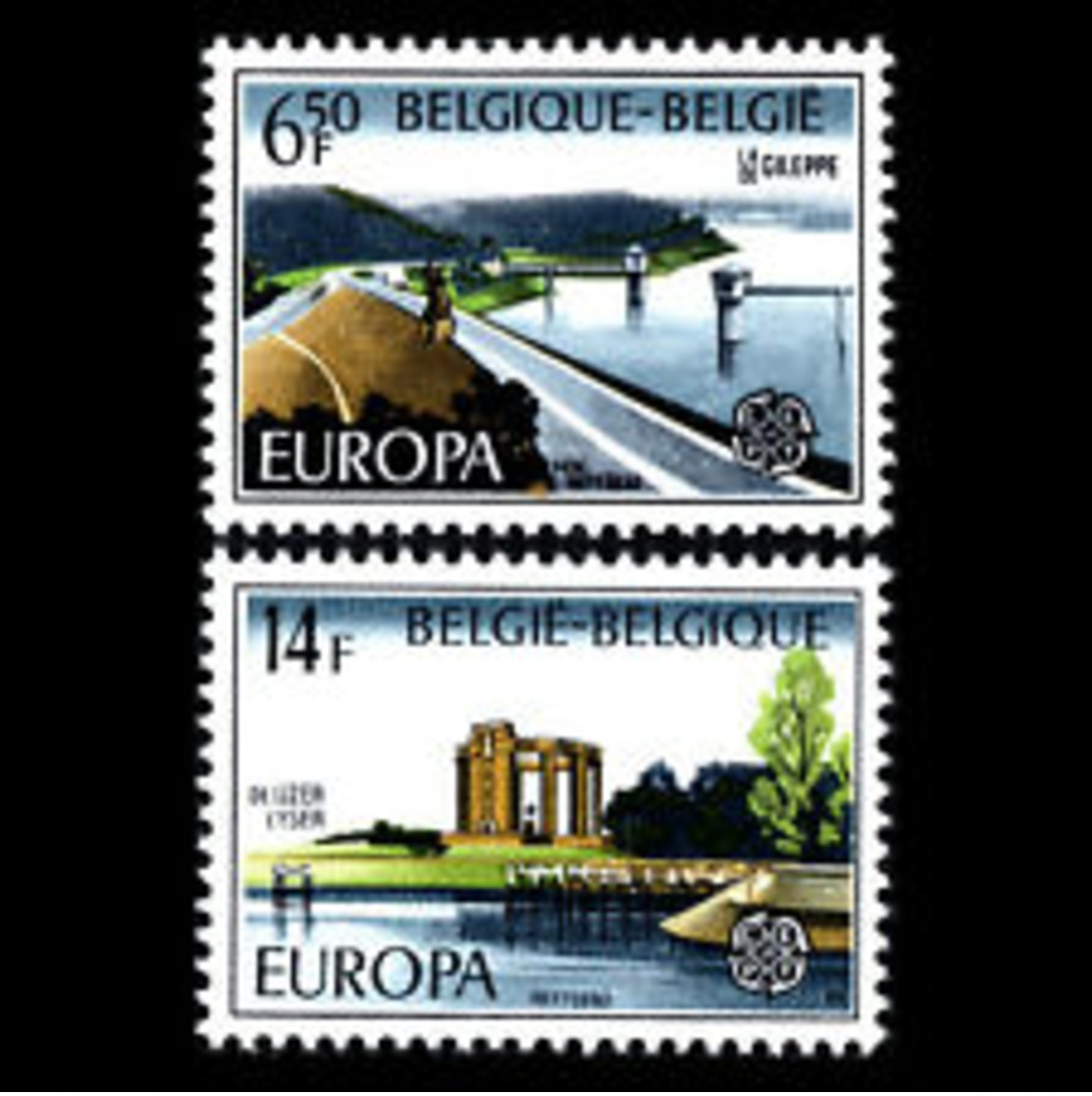 Timbres EUROPA CEPT BELGIQUE De 1977 N° Y&t 1848/1849 Neuf(s) ** MNH Luxe - 1977