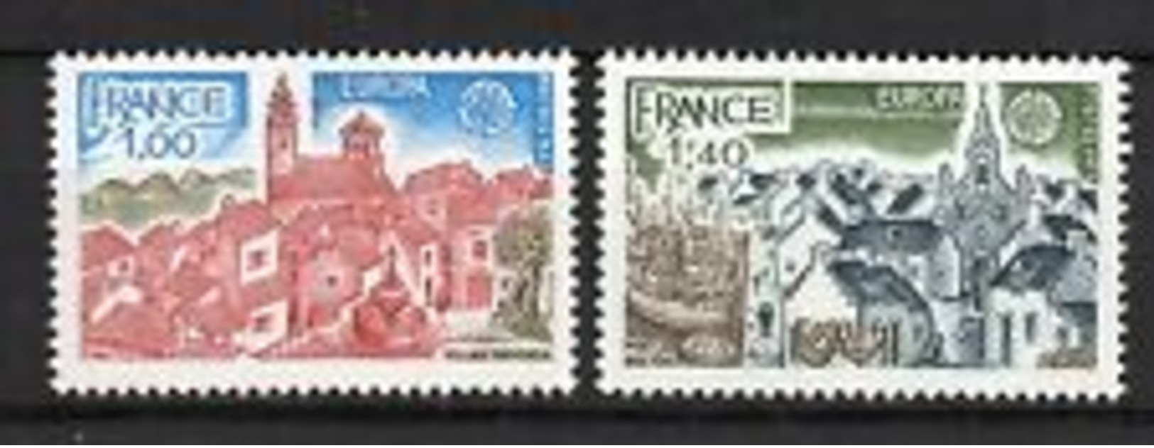 Timbres EUROPA CEPT FRANCE De 1977 N° Y&t 1928/1929 Neuf(s) ** MNH Luxe - 1977
