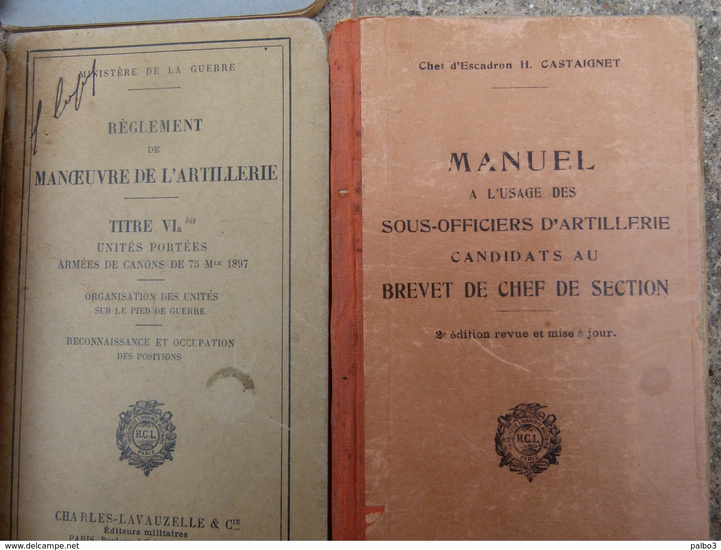 1930 1940 Lot De 15 Manuel Francais Reglement Materiel Artillerie Canon 75 155 - 1914-18